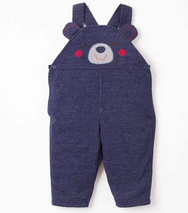 Meine kleine Made in Japan Baby Strick Denim Unterteile Strampler Overalls Bären Overalls Baumwollstrick Denim Schneider/Original "Denim Größe 80cm" 100%