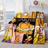 Garfi cat Valentine Heart Blanket Flannel Blanket for bed, sofa, Camping, Hiking, Picnic Essentials, gift for family Fan gifts