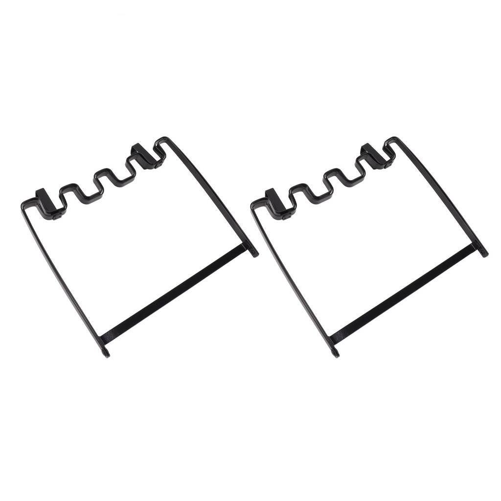 2PCS Hanging Trash Bag Holder Iron Foldable Under Sink Garbage Bag Rack for Kitchen Cupboard Frame Cabinet Door
