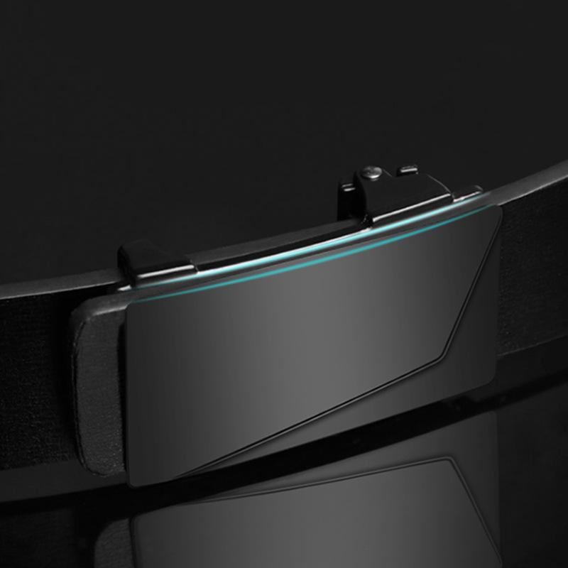 Belt Toothless Automatic Buckle for Men Young Men Casual Business Cowhide Leather Genuine Leather Belt Men Young Men Korean Style Trendy Trouser Belt