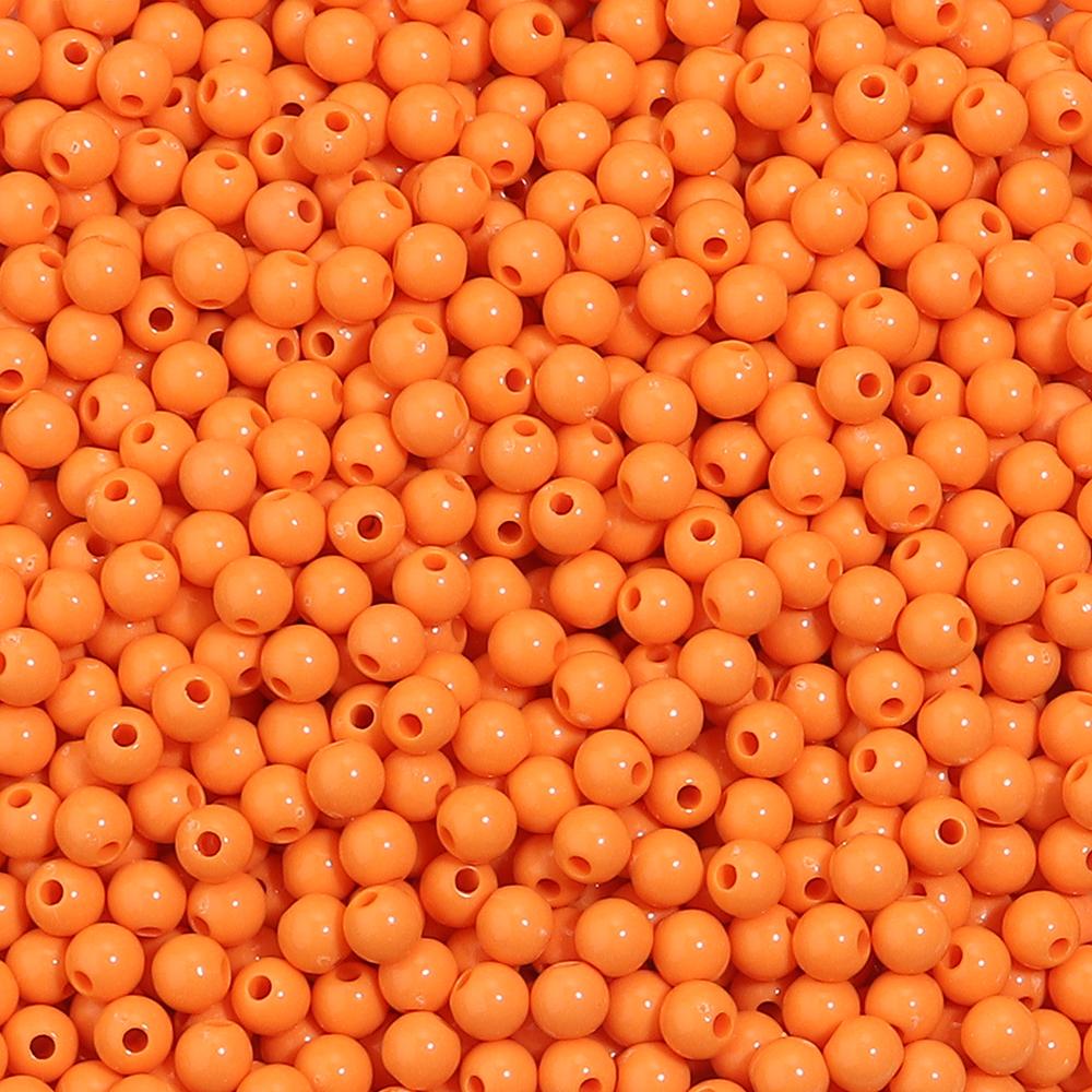 1000pcs/lot 5mm Solid Color Acrylic Round Beads Loose Spacer Mini Seed Bead For Jewelry Making DIY Bracelet Necklace Accessories