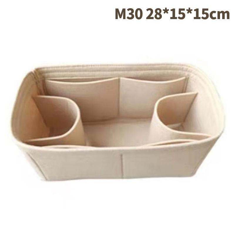 25 30 35 Filtstoff Innleggspose Organizer Sminke Håndveske Organizer Reise Innvendig Lommebok Bærbare Kosmetikkvesker
