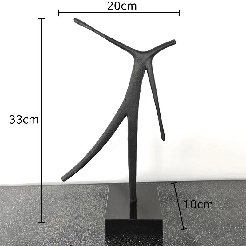 Abstract Dancer Figures Statue Artwork Ornaments Desk Decoration Dancer Metal Sculpture Abstract Crafts Room Aesthetic Decor