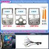Car Android navigation frame For 2006-2016 Toyota Rush Daihatsu Terios 9INCH 2 Din Interior stereo radio adapter fascia cable CD