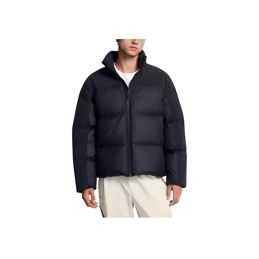 Under Armour Limitless Training Series Stand Collar Warm Comfortable Jacket Down Coat Men Jacket Black 1384653-001