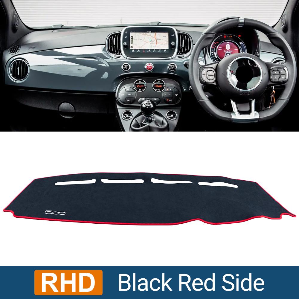 

Для Fiat 500 500C 500e Abarth 595 2007-2020 2024 2024 2024 2024 Солнцезащитный козырек на приборную панель автомобиля, защитный коврик от света, анти-УФ-излучения