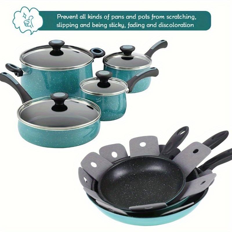 12pcs, Pot And Pan Protectors, 4 Different Sizes Cookware Protector Pot Dividers, Stacking Separators Pads, For Protecting And S