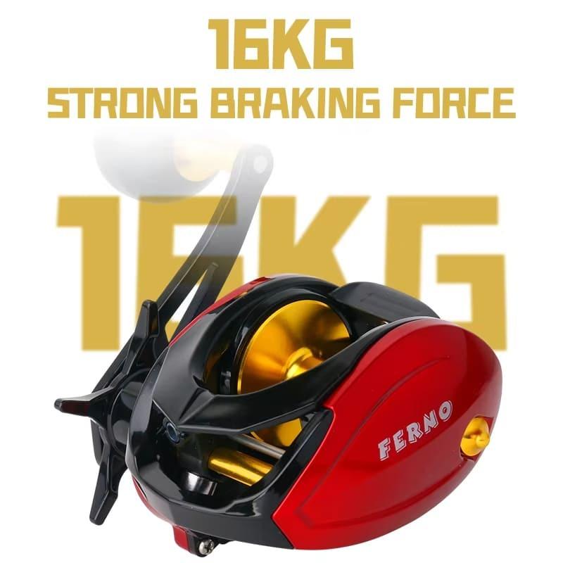 DEUKIO Ny agn fiskesnelle 8+1BB 6.4:1 høyhastighets langdistanse forsvarsfiskesnelle Ferskvann sjøvann Sakterystende jernplate fiskesnelle