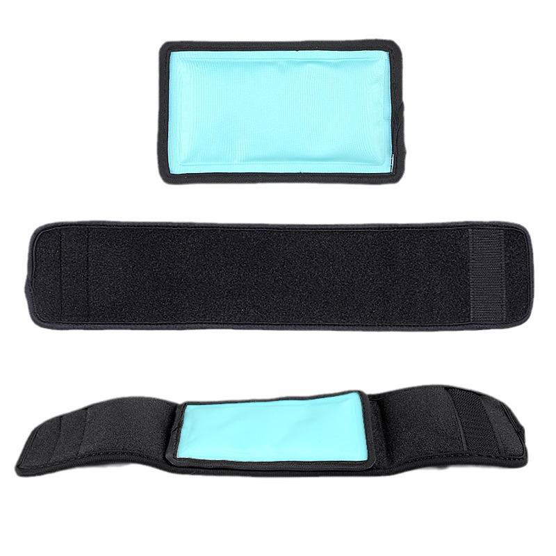 Gel Ice Pack Wrist Brace & Foot Pad - Hot/Cold Compress, Multi-functional Protective Gear for Sports & Fitness.