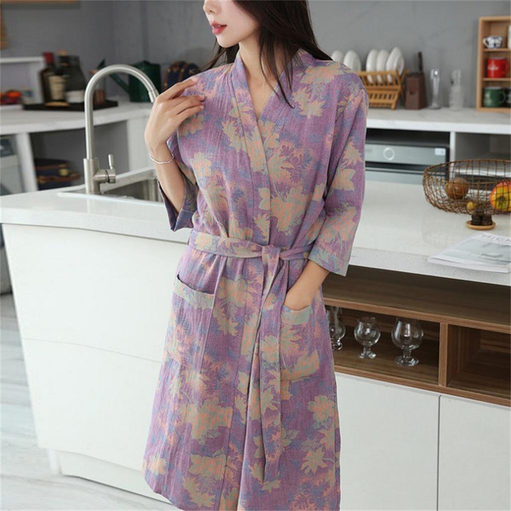 Women's Robe - Ultra Soft Bathrobe With Pockets For Spa & Sleepwear