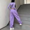 Women Sweatpants Oversized Y2k American Vintage Hip Hop Style Casual Wide Leg Sports Trousers Female Korean Streetwear