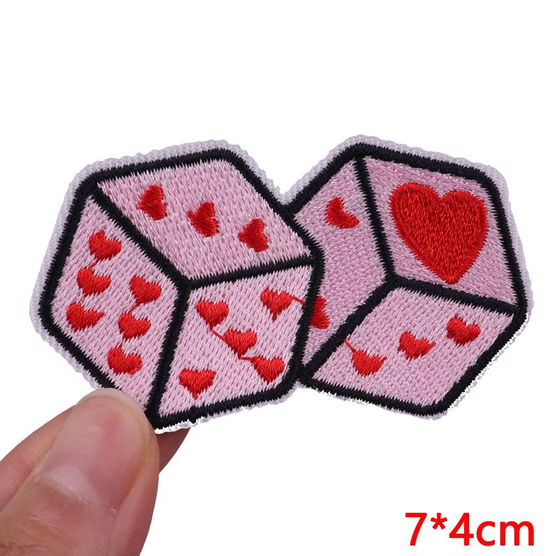 Jeans Backpack Embroidered Patch Cartoon/Letter Slogan Embroidery Patches Iron On Patches For Clothing Thermoadhesive Patches
