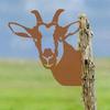 1pc Farmhouse Cow Garden Stake, Cute Outdoor Ornament for Yard Patio Lawn Decor, Gift for Women Halloween Christmas
