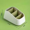Remote Control Miscellaneous Storage Box Plastic Lattice Student Desktop Stationery Rack Storages Boxs Home Cosmetics Organizer