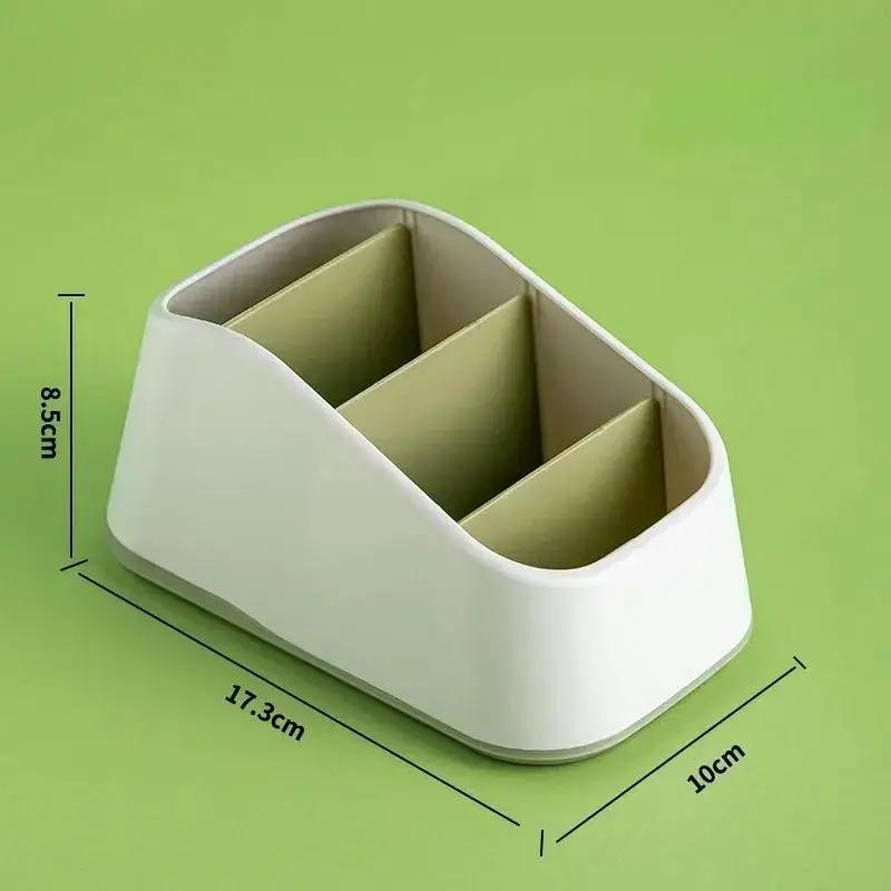 Remote Control Miscellaneous Storage Box Plastic Lattice Student Desktop Stationery Rack Storages Boxs Home Cosmetics Organizer