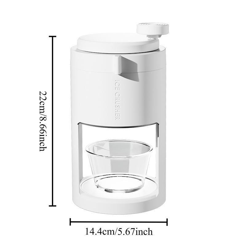 Household Small Ice Crusher Manual Hail Hand-cranked Ice Crusher Summer Ice Making Tools