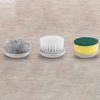 Handheld Scrubber Brush 360 Degree Rotation Electric Brush Cleaner 3 Replaceable Brush Heads Bathroom Kitchen Cleaner
