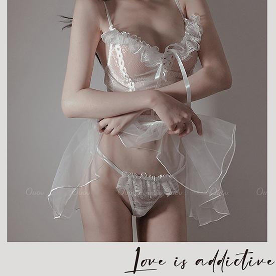 Sexy Underwear Transparent Pajamas Sexy Flirting Uniform Seductive Flirting Sexy Passion Set Perspective