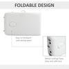 Foldable Massage Bed Portable Table, 3-Section Aluminium Foldable Beauty Couch, Professional Salon Spa Table with Headrest Support and Carry Bag