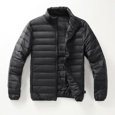 Herren Kurze Winter Daunenjacke - 90% Weiße Entendaunen, Leicht, Warm, Übergröße Verfügbar