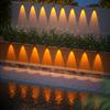 Decorative Solar Garden Lights Waterproof Solar Powered Lamps LED Stairs Wall Lamp  Yard
