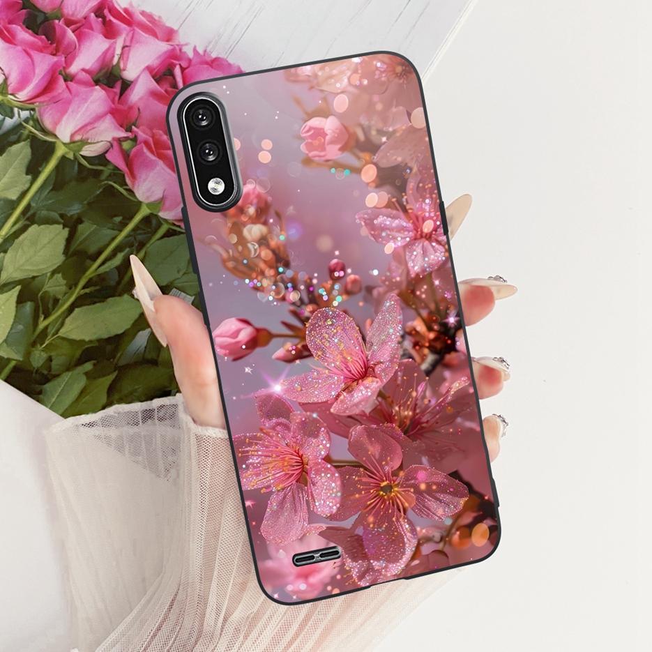 For LG K22 Case LM-K200 LMK200B Luxury Butterfly Tree Painted Cover Soft Silicone Phone Case For LG K22 K 22 LGK22 Fundas Bumper