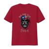 1964 Texas Old Man Club Vintage T Shirt Cotton Crew Neck  with Patriotic Bandana Print Vintage Washed Designer Clothes
