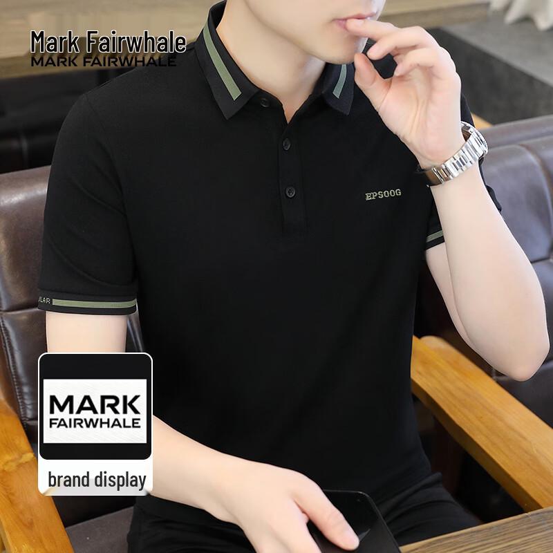 MARK FAIRWHALE Men s Summer Breathable Polo Shirt XL
