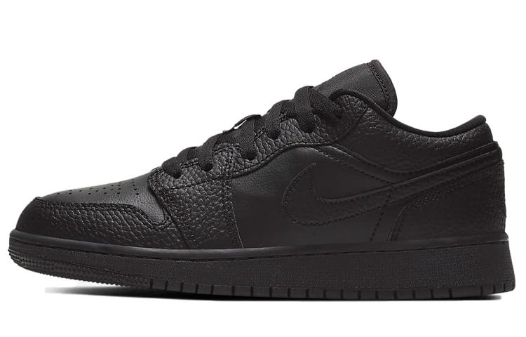 Jordan 1 Low GS Triple Black 2020 553560-091 36