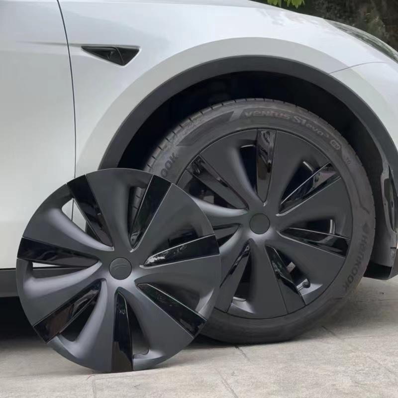 19Inch Wheel Hubcap for TESLA Model Y 2019-2024 4PCS Performance Replacement Hub Cap Automobile Wheel Full Rim Cover Accessories