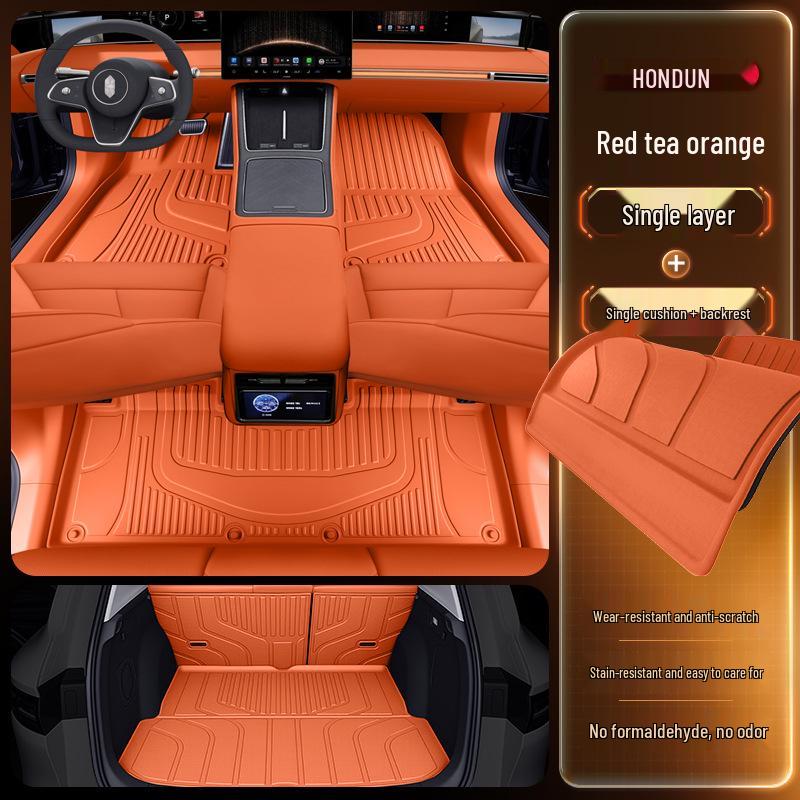 2026 Hongqi S9 TPE Floor Mats: Full Set Interior Carpet for Five Seats