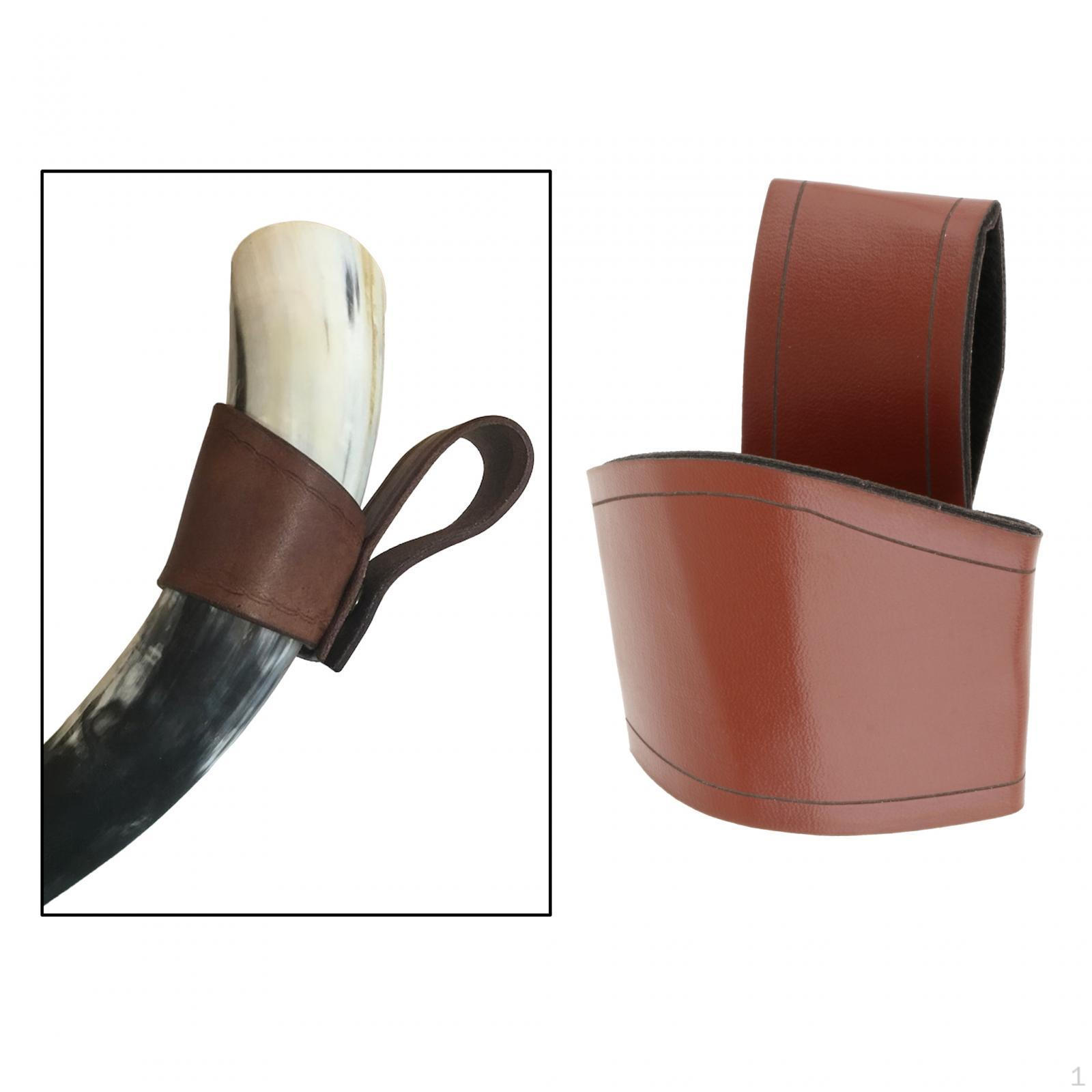 

Крепление на ремень, чехол для кружки в форме рога, модная посуда для напитков, аксессуары для переноски, кобуры Ox коричневый