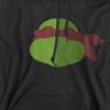 Teenage Mutant Ninja Turtles Mens Raphael Face Hoodie