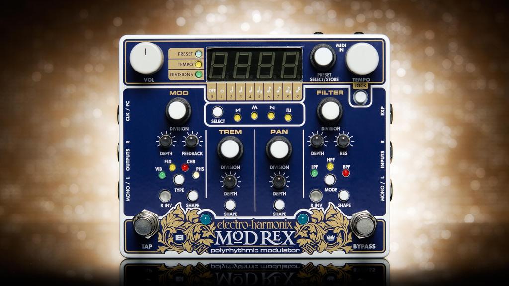 Electro Harmonix Mod Rex Compact Effector Modulation Electro Harmonix