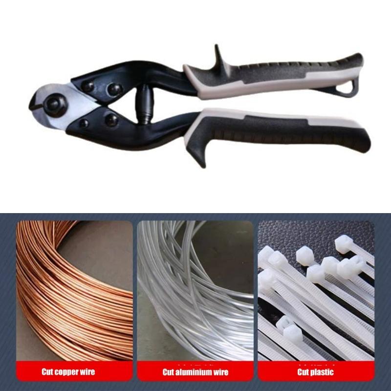 Wire Crimping Tool Cable Cutter Electrical Cutter Crimper Crimping Cutting Pliers for Terminals Connectors Nippers