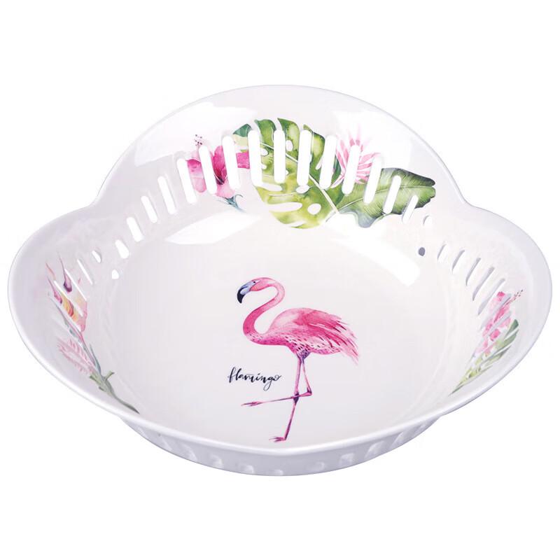 Wuhe Floral Hollow Fruit Plate