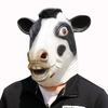 Halloween Black Cow Latex Mask Funny Animal Headgear Costume Party Props