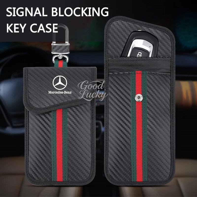 HGQ5   Car Key Signal Blocker Anti-Hacking Anti-Theft For Mercedes Benz AMG W203 W206 W220 W205 W211 W212 W201 W210 GLC GLK Accessories