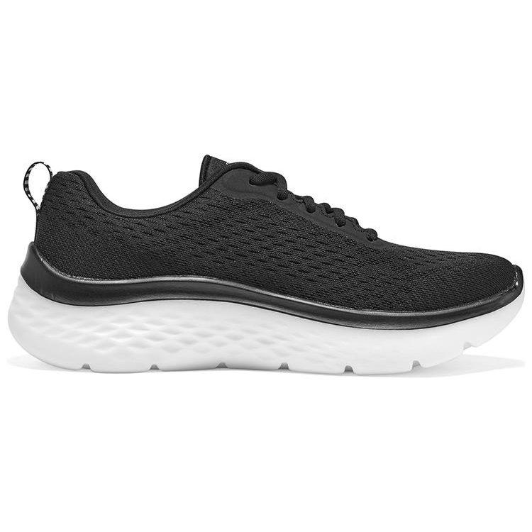 Skechers Go Walk Hyper Burst Low Top Running Shoes Women's Black White 124275-BKW