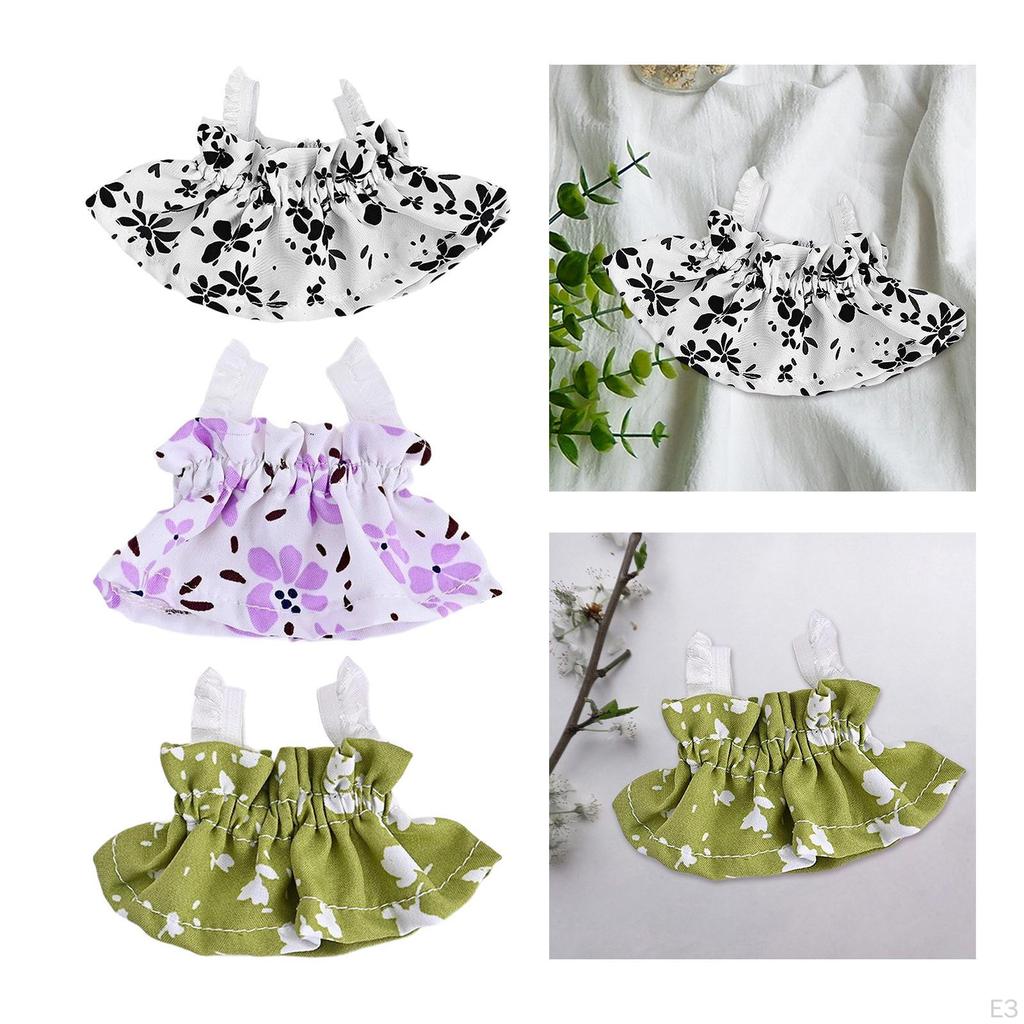 6 Inch Doll Clothes,Doll Clothes Accessories,Doll Suspender Skirt,Clothing Dress for Cloth