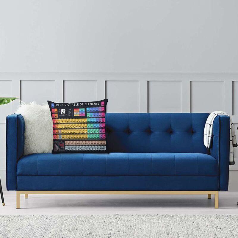 Modern Periodic Table Of The Elements Sofa Cushion Cover Science Chemistry Throw Pillow Case Living Room Decoration Pillowcase