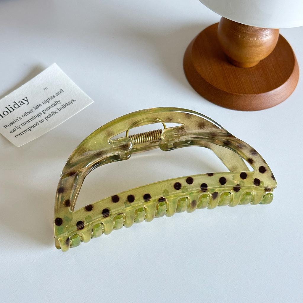 Eleganckie Koreńskie Duże Kropki Spinka do Włosów z Szykowanym Modnym Wzorem Dla Kobiet