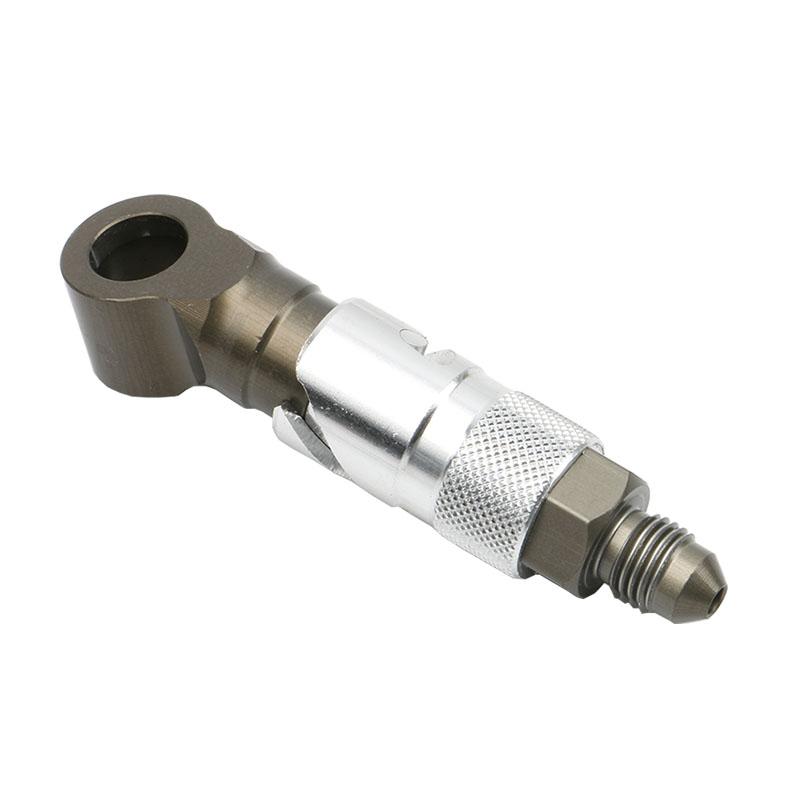 Universal Motorcycle Brake Line Hose Fluid Quick Release Connect Fitting  Adapter Ki AN-3  for Scooter Moped Dirt Bike Parts серебряный