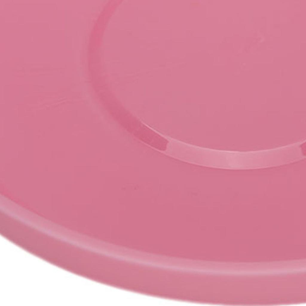 Elderly Care Spill Proof Plate with Suction Cup Base Disabled Non Slip Tableware Pink