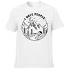 I Hate People Print T Shirt Love Camping Funny Vintage Short Sleeve Shirts Streetwear Comfortable Crew
