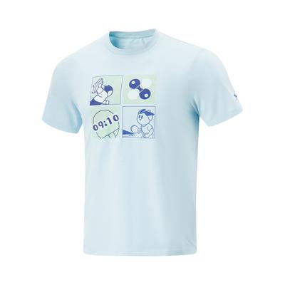 LiNing T-Shirt Unisex Light Sky Blue AHSV105-1