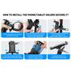 Exercise Bike Phone Holder Universal Motorcycle Handlebar Stand Mount Cell Phone Holder Bracket CradlesFitness Equipment