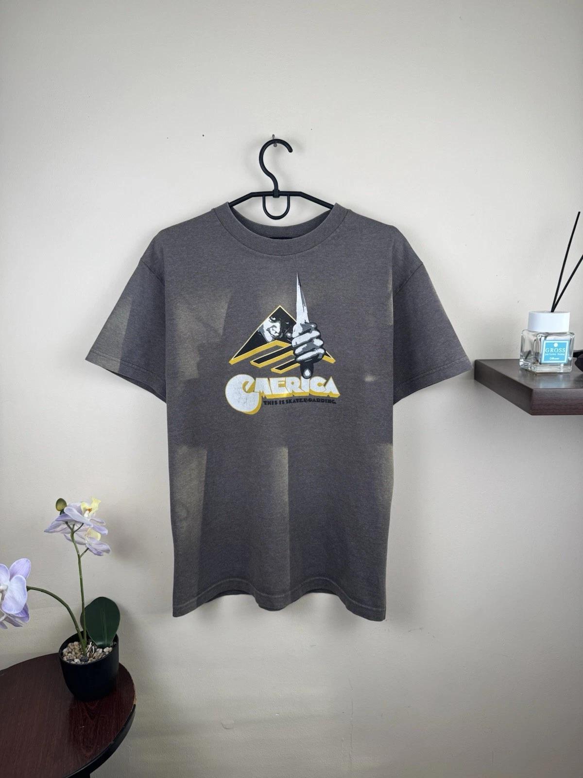 Vintage Emerica T shirt Skateboarding Clockwork Orange Sz M Hip Hop Hype Rare XL
