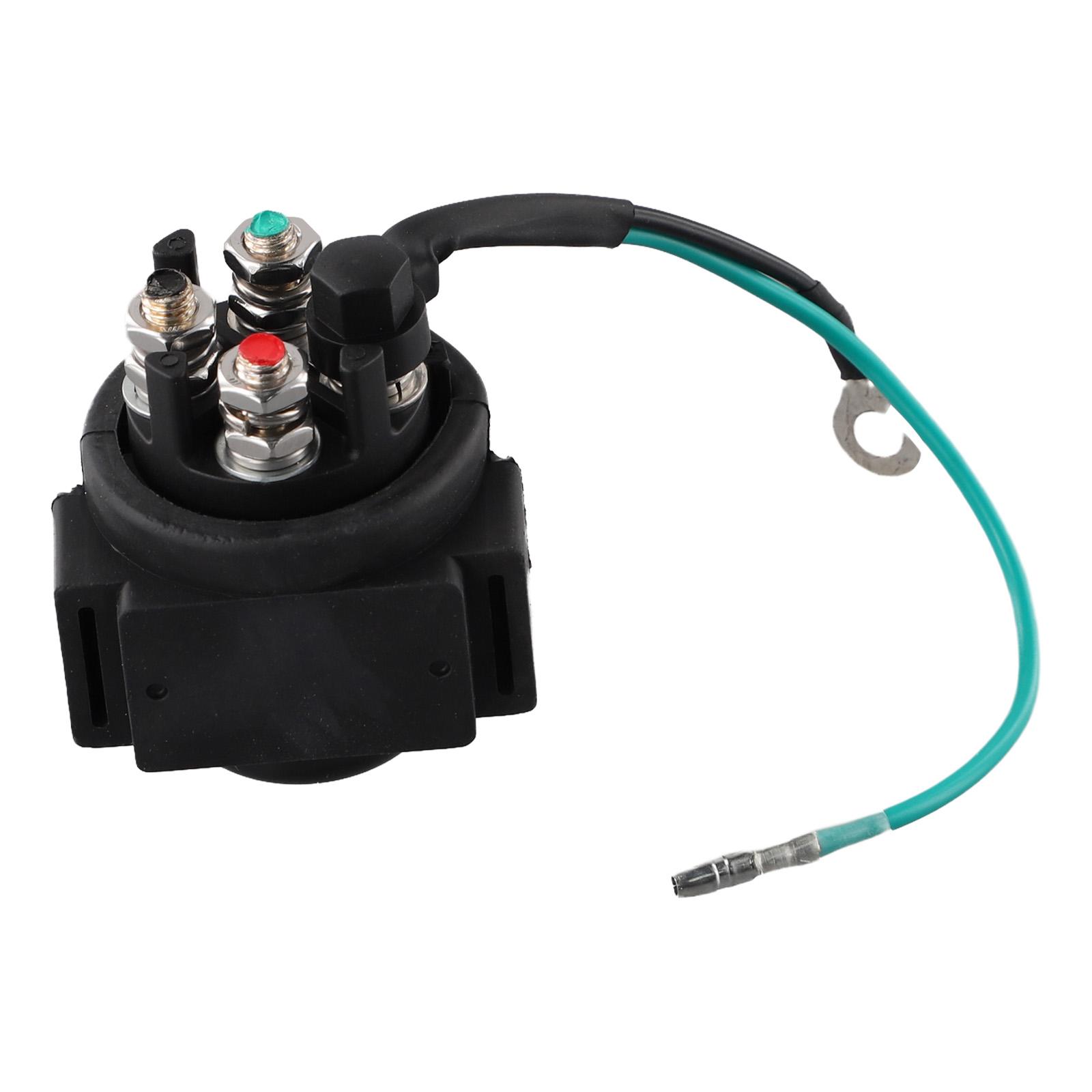 Easy installation and replacement marine motor part for 12V outboard valves compatible with 6E5 8195A and 6E5 8195B