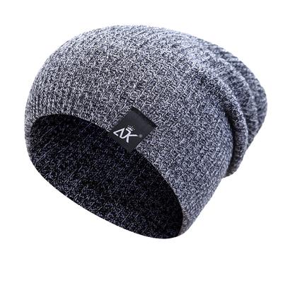 Hip-Hop Acrylfasern Strickmütze Warm halten Winter Bommelmütze Mütze